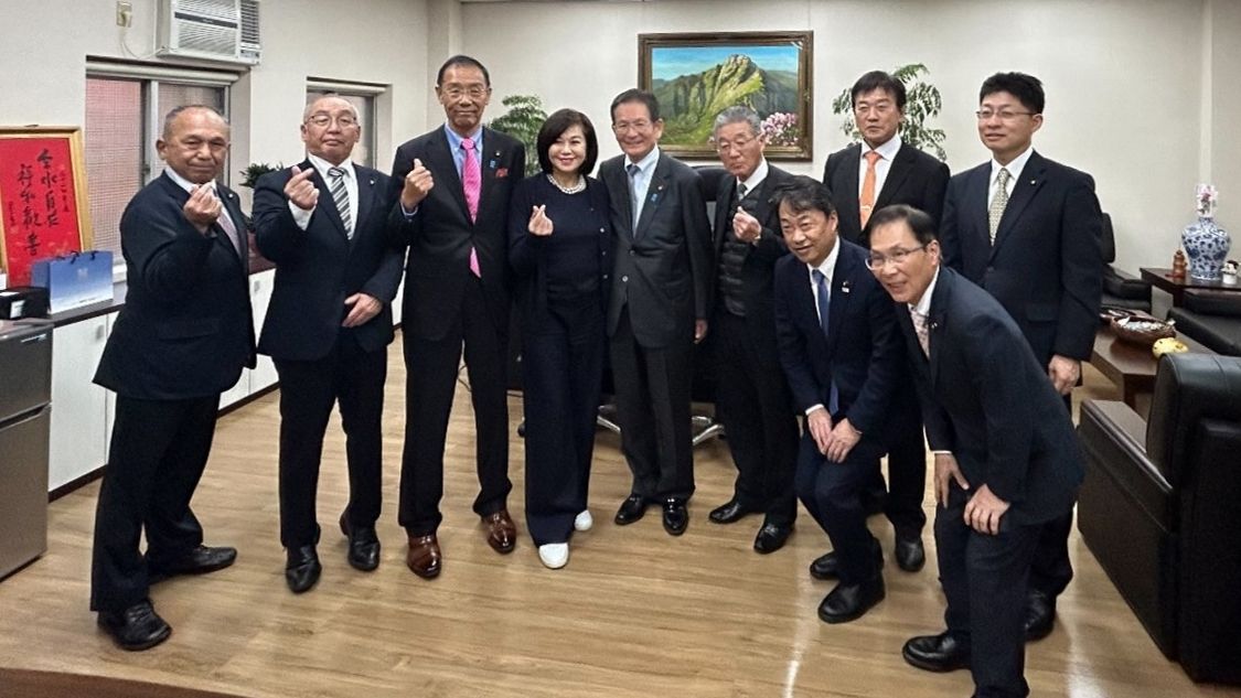 ▲香川縣高松市議會率團造訪基隆。（圖／記者郭世賢翻攝）