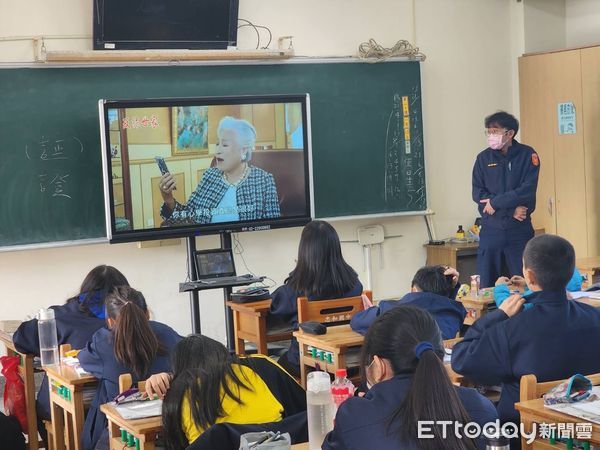 ▲▼  水上警入校反詐騙宣導  提升學生識詐能力   。（圖／水上分局提供）