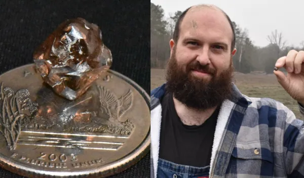 公園觀光挖到7.46克拉鑽石「史上第8大」　男嗨爆：要送給未婚妻。（圖／翻攝自Facebook／Crater of Diamonds State Park）