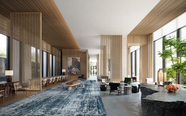 ▲新北「金山凱悅渡假酒店」將在2024年Q3登場，140坪的大眾湯區寬敞舒適。（圖／金山凱悅渡假酒店提供）