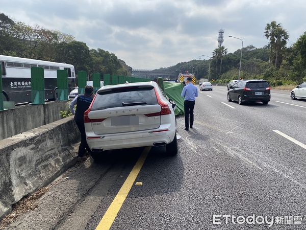 ▲▼國道3號車禍。（圖／記者陳凱力翻攝）