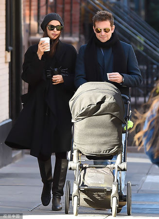 ▲布萊德利庫柏（Bradley Cooper）曾與超模伊蓮娜沙伊克（Irina Shayk）交往4年，生下一名女兒。（圖／CFP）
