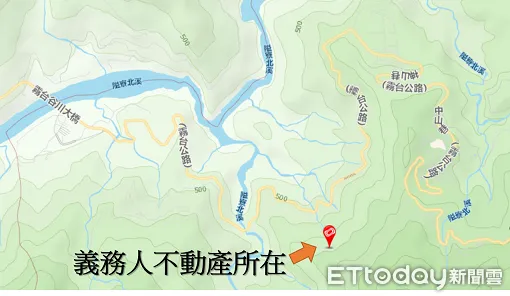 ▲酒駕男佳擁3甲山坡地            。（圖／記者陳崑福翻攝）