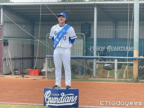 ▲富邦悍將林旺熙 。（圖／記者楊舒帆攝）