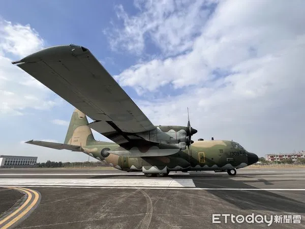 ▲空軍C-130H機。（圖／記者蘇晏男攝）