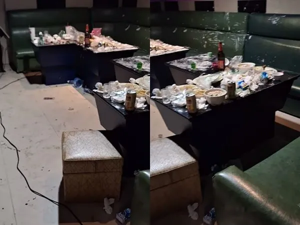 ▲▼台南10年輕人「麵粉混雞蛋」炸KTV包廂　員工氣炸：在公司看猴子。（圖／翻攝台南大小事）