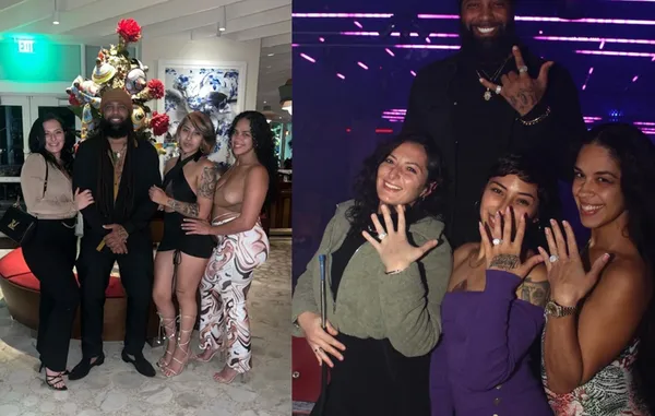 美國男爽擁2辣妻又交到23歲嫩妹　「4人多元成家」共同養育11孩。（圖／翻攝自Instagram／mazayahlegend）