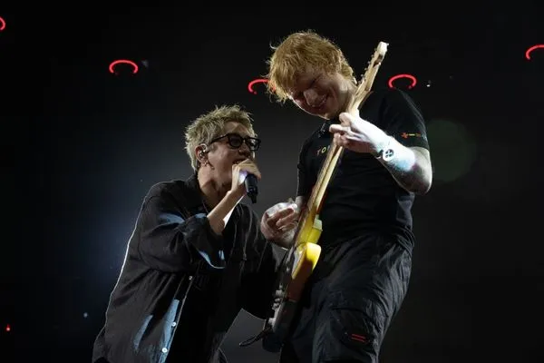 ▲紅髮艾德（Ed Sheeran）東京演出。（圖／aeg提供  ）