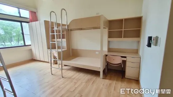 ▲長庚科大斥資千萬翻新套房級宿舍，並提出免抽籤入住保證。（圖／記者沈繼昌翻攝）