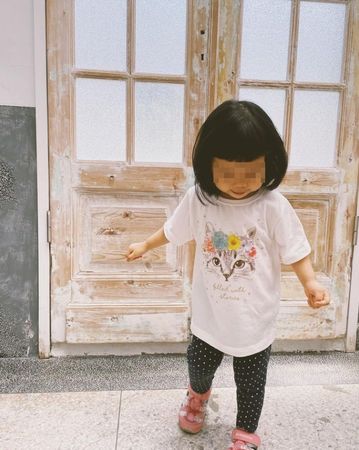 ▲陶嫚曼2歲的小女兒突然發燒到40.3度。（圖／翻攝自Instagram／陶嫚曼）