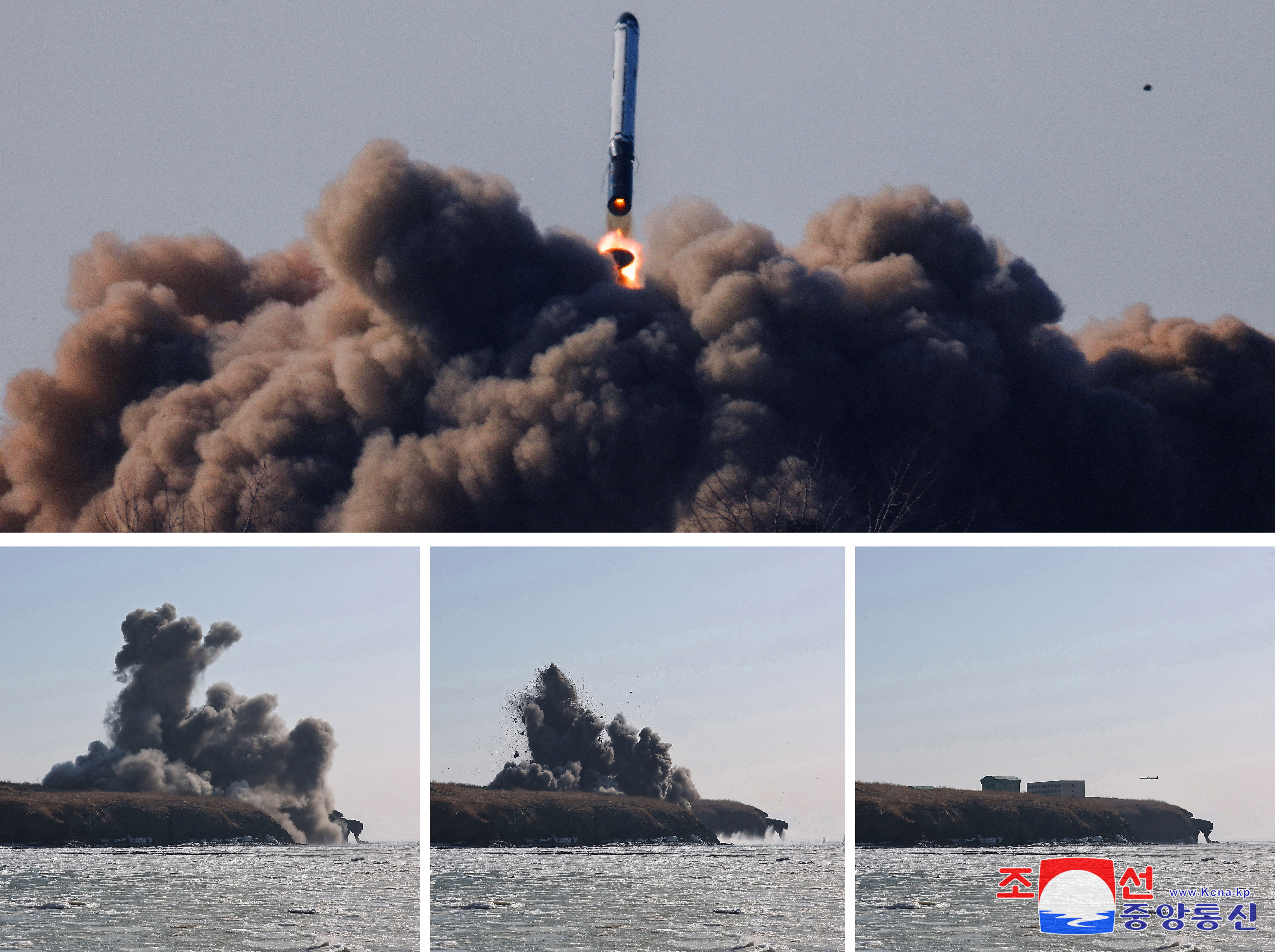 ▲▼北韓證實，2日上午向黃海發射巡弋飛彈與地對空飛彈。（圖／路透）