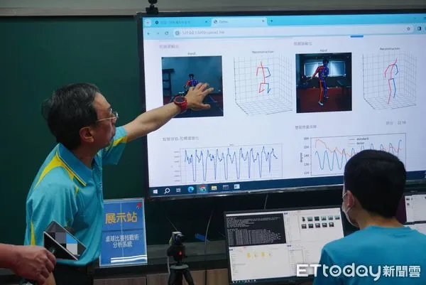 ▲虎科大桌球運科中心展現跨校跨域研發成果，實現智慧感測與虛實整合的精準分析。（圖／記者蔡佩旻翻攝）