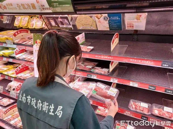 ▲台南市衛生局4 日又針對台糖市售肉片於超市及大賣場共抽樣15件檢體，送驗乙型受體素。（圖／記者林東良翻攝，下同）