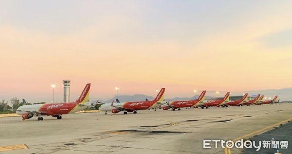 ▲越捷航空機隊持續擴充，近期增750個航班。（圖／越捷提供）
