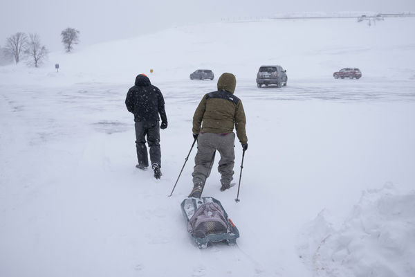 ▲▼2024年2月初，加拿大大西洋沿岸的居民遭逢一場「歷史性」降雪。（圖／達志影像／美聯社）