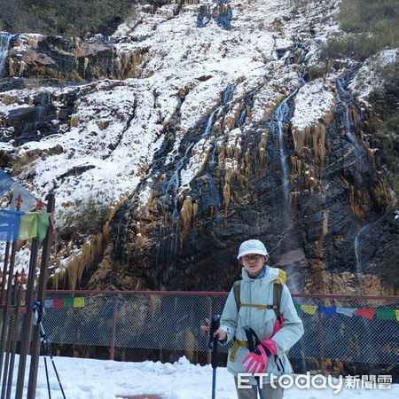 ▲小五女學生寒假攀喜馬拉雅山。（圖／讀者提供）