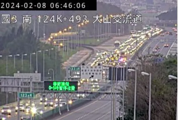 ▲▼國道三號南下竹南-大山段。（圖／翻攝1968網站）