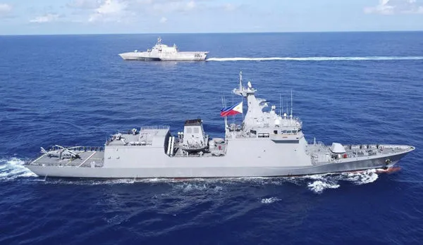 ▲▼菲律賓、美國在不到3個月期間已於南海進行3次聯合巡邏和海上合作行動。（圖／達志影像／美聯社）