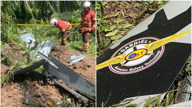 ▲▼馬來西亞小飛機墜毀。（圖／翻攝當地消防部門）