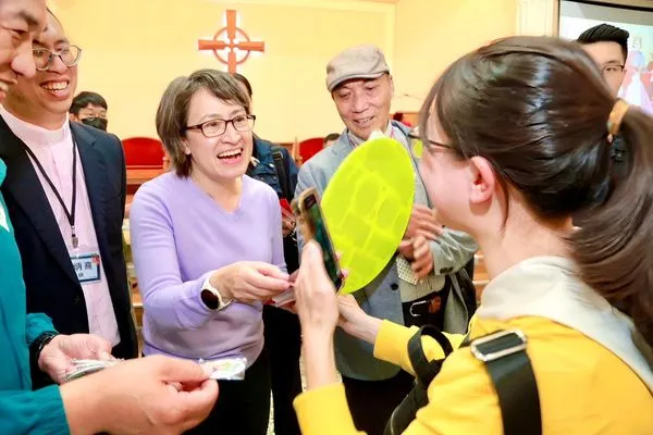 ▲▼蕭美琴到台南。（圖／翻攝蕭美琴臉書）