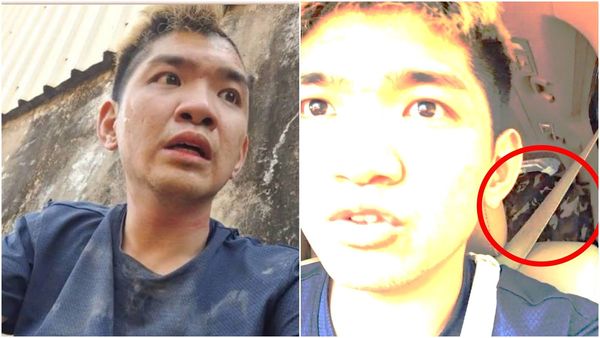 晚安小雞直播聲稱遭毆打、搶劫，遭柬浦寨警方認定是自導自演。（翻攝自臉書＠晚安小雞、劉宇）