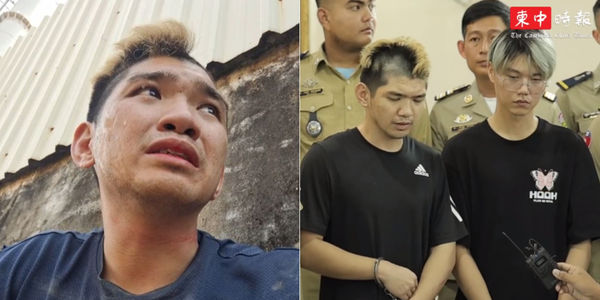 ▲晚安小雞、阿鬧因大鬧柬埔寨遭捕，被判刑2年。（圖／翻攝晚安小雞臉書與柬中時報粉專）