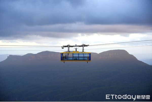 ▲藍山纜車可登車頂觀景。（圖／新南威爾士州提供）