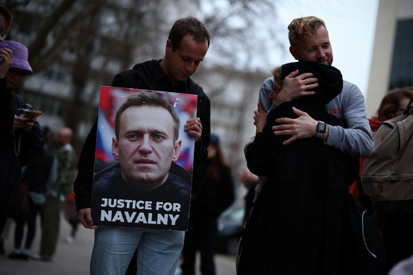 ▲▼各國支持者上街悼念納瓦尼（Alexei Navalny）。（圖／路透）