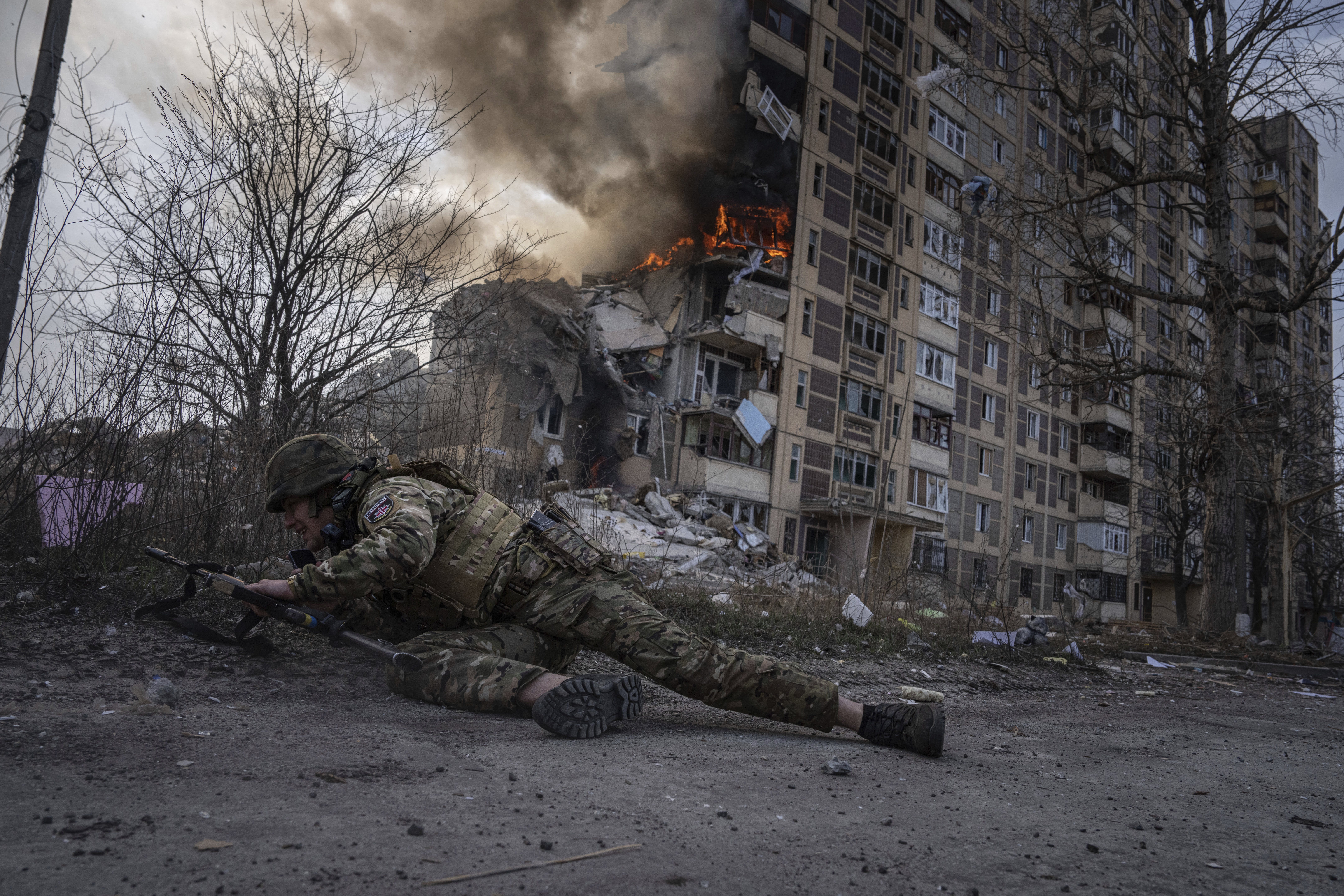 ▲▼烏克蘭軍方宣布從烏東戰略城鎮阿夫迪夫卡（Avdiivka）撤退。（圖／達志影像／美聯社）