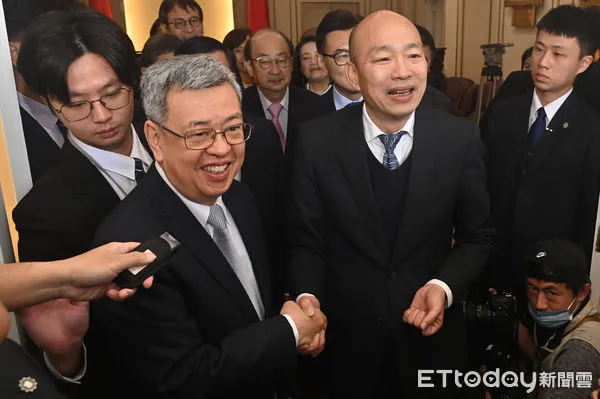▲▼行政院陳建仁院長拜會韓國瑜。（圖／記者李毓康攝）