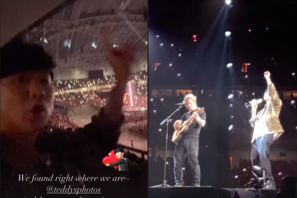 ▲▼紅髮艾德（Ed Sheeran）與林俊傑合唱《不為誰而作的歌》。（圖／翻攝自林俊傑IG）