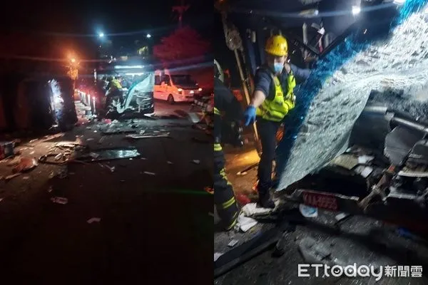 ▲▼台中嚴重車禍。（圖／民眾提供）