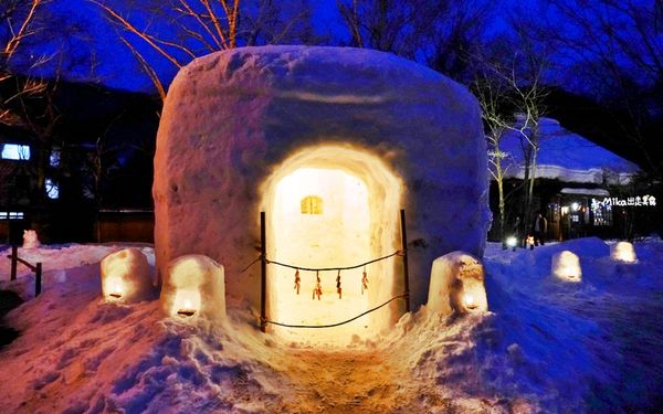 ▲▼湯西川溫泉雪屋祭曾被選為「死前也要來觀賞的絕景」之一。（圖／部落客Mika出走美食日誌授權提供，下同，勿擅自翻攝）