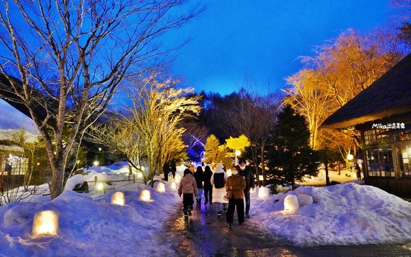 ▲▼湯西川溫泉雪屋祭曾被選為「死前也要來觀賞的絕景」之一。（圖／部落客Mika出走美食日誌授權提供，下同，勿擅自翻攝）