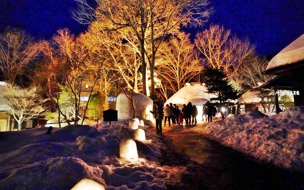 ▲▼湯西川溫泉雪屋祭曾被選為「死前也要來觀賞的絕景」之一。（圖／部落客Mika出走美食日誌授權提供，下同，勿擅自翻攝）