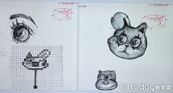 ▲▼大考中心考試委員會今天審議今年學測違規狀況，不少考生在答案卷上塗鴉。（圖／記者許敏溶攝）