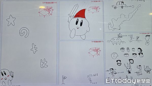 ▲▼大考中心考試委員會今天審議今年學測違規狀況，不少考生在答案卷上塗鴉。（圖／記者許敏溶攝）