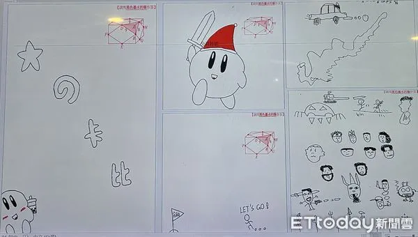 ▲▼大考中心考試委員會今天審議今年學測違規狀況，不少考生在答案卷上塗鴉。（圖／記者許敏溶攝）