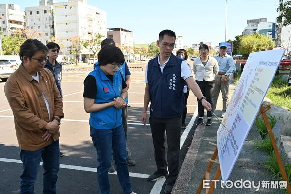 ▲縣長饒慶鈴21日前往視察台東市污水下水道系統建設。（圖／記者楊漢聲翻攝）