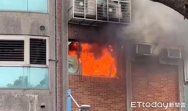 ▲新北市板橋區黃姓姊弟同住在社區大樓，發生火警時2人失去生命徵象，送醫後救回一命。（圖／記者陸運陞翻攝）