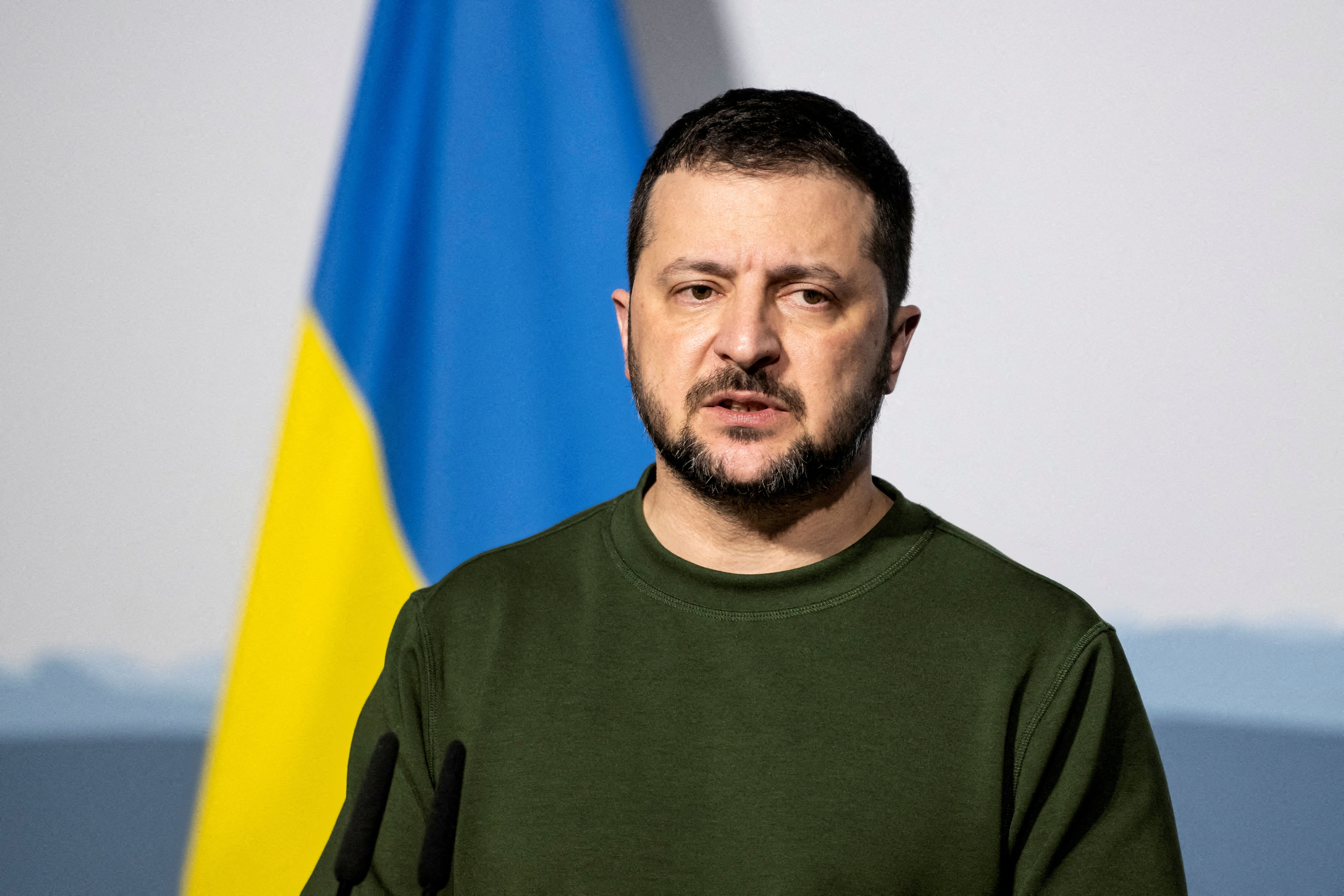 ▲烏克蘭總統澤倫斯基（Volodymyr Zelenskyy）。（圖／路透）