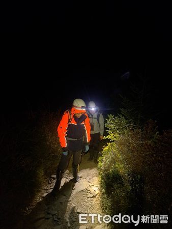 ▲55歲女山友23日獨攀合歡山北峰，攻頂後返程途中迷路獲救。（圖／記者高堂堯翻攝）