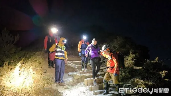 ▲55歲女山友23日獨攀合歡山北峰，攻頂後返程途中迷路獲救。（圖／記者高堂堯翻攝，下同）