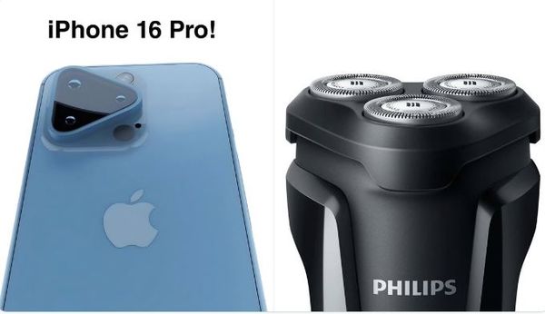 ▲iPhone收購iPhone 16 Pro鏡頭模組項似電動刮鬍刀。（圖／Majin Bu）