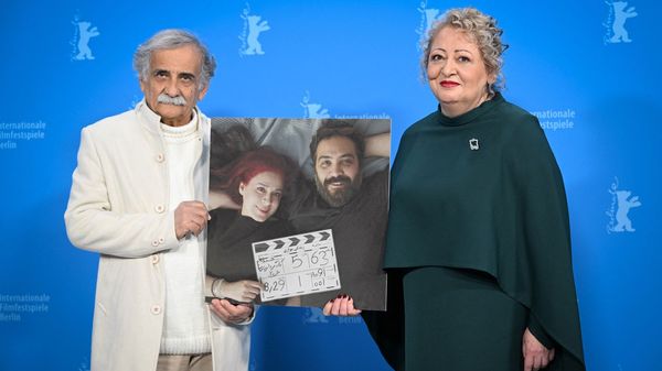 ▲伊朗夫妻檔導演瑪莉雅姆莫卡達（Maryam Moghaddam）及貝塔什薩納哈（Behtash Sanaeeha）缺席柏林影展。（圖／海鵬提供）