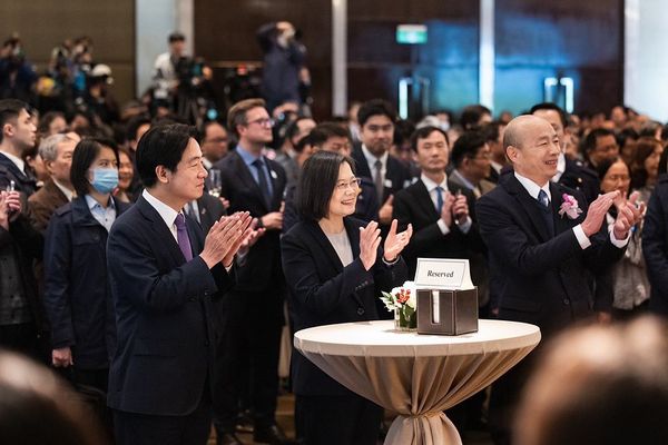 ▲▼總統偕同副總統出席「日本天皇陛下華誕慶祝酒會」。（圖／總統府）