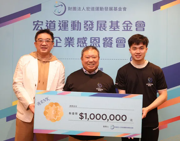 ▲「桌球一哥」林昀儒獲企業百萬台幣贊助。（圖／中華奧會提供）
