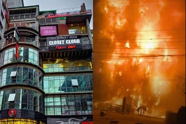 ▲▼孟加拉有一棟建築29日晚間發生火災，造成至少43死、逾40傷。（圖／翻攝自X）