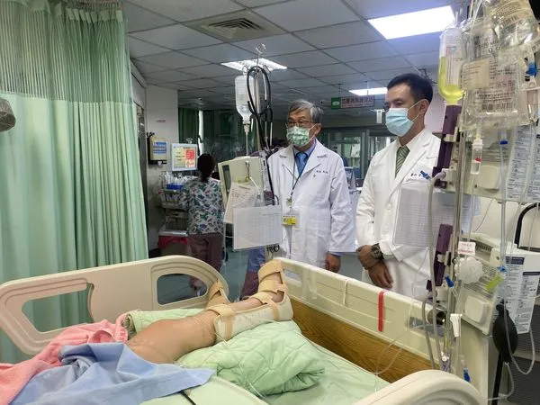 ▲9歲妹妹在彰基急救 10歲姊姊在秀傳急救。（圖／彰基 秀傳提供）