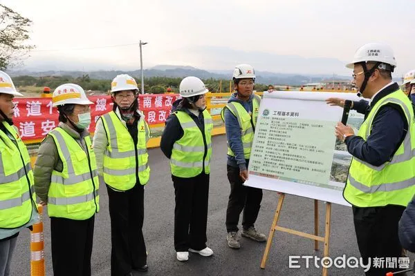 ▲縣道154乙線水碓南橋橋梁改建完成後，將提供用路人更安全舒適的道路，提升防洪量能，透過交通改善，帶動地方產業發展。（圖／記者蔡佩旻翻攝）